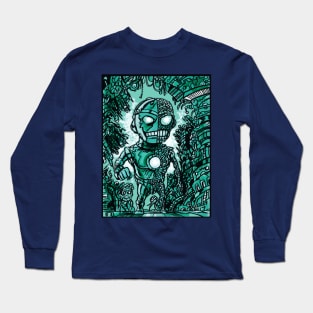 Half Bot Long Sleeve T-Shirt